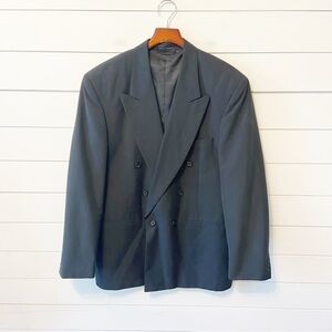 Egon Von Furstenberg | Dark Gray Mens Dress Blazer/Suit Jacket Size 42